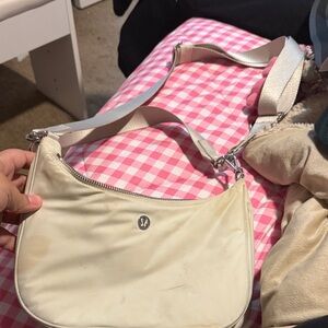 Lululemon Athletica Off-White Shoulder Bag